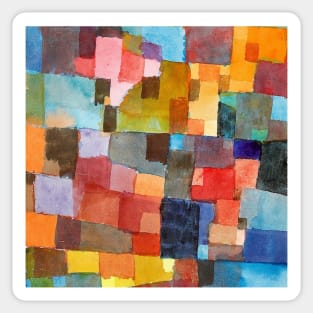 Paul klee abstract art Sticker